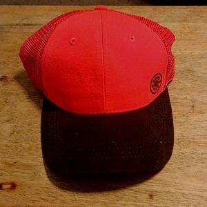 Bright Orange Orvis hat